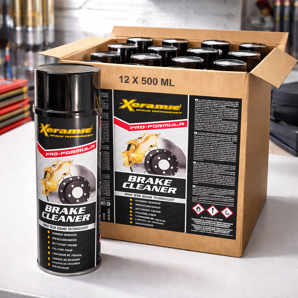 Bromsrengöring 12-pack – storpack för service