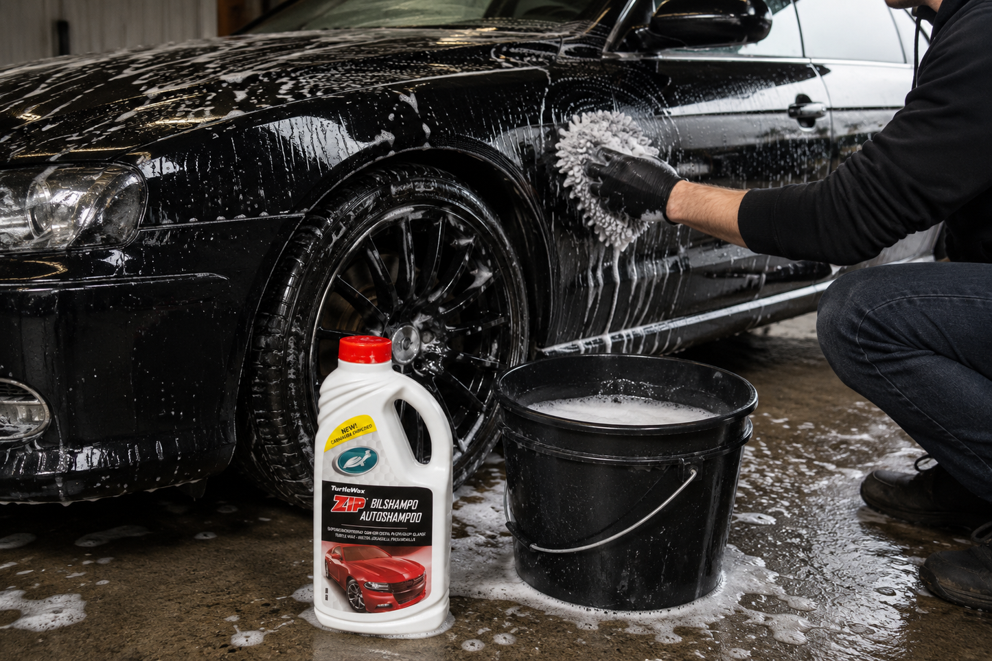 Bilschampo 1000ml – Turtle Wax ZIP