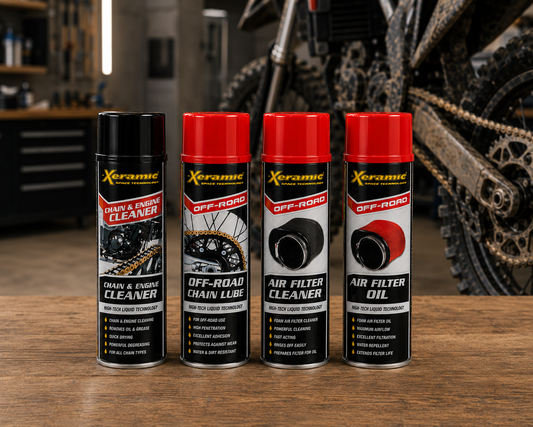 Offroad kedje- och filterkit – komplett efter körning