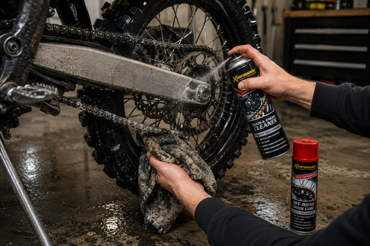 Offroad kedje- och filterkit – komplett efter körning