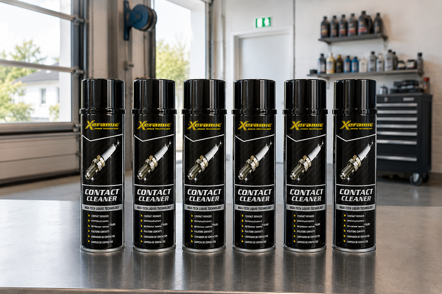 Kontaktsprej 6-pack – för garage och verkstad