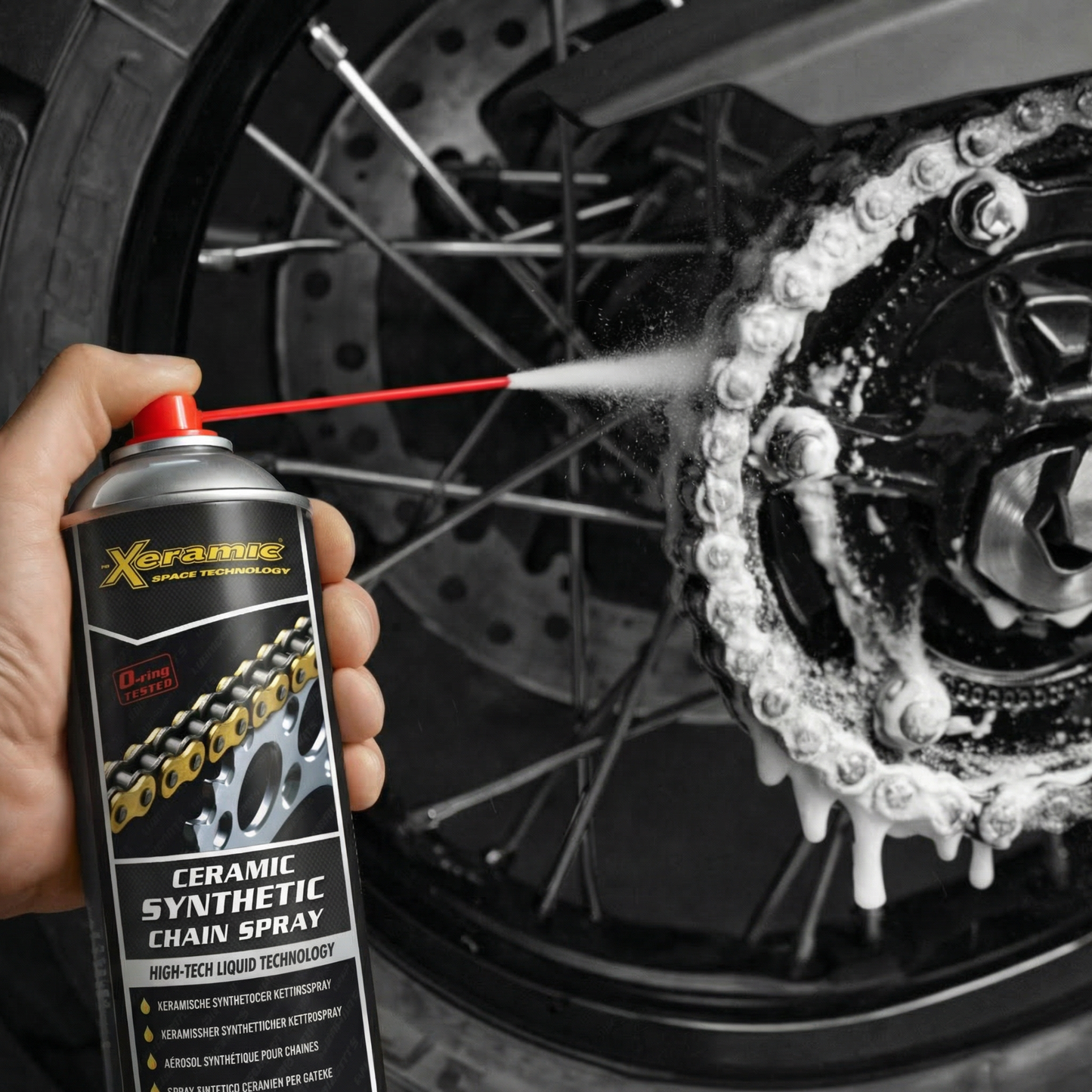 Syntetisk kedjespray 500 ml – Xeramic Synthetic Chain Spray