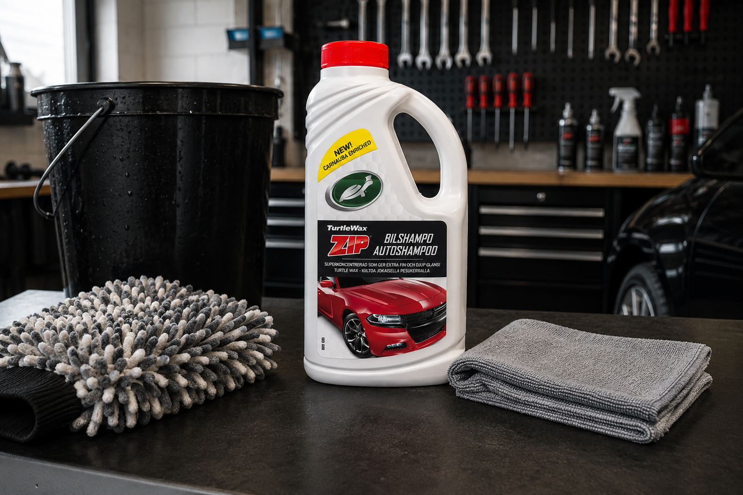 Bilschampo 1000ml – Turtle Wax ZIP
